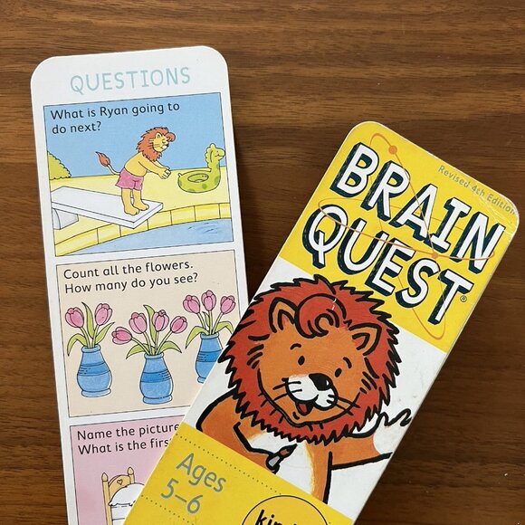 Brain Quest Learn Kindergarten Ages 4-6 Lot of 2 Quiz Deck Revised 4th Ed 2012 - Picture 3 of 13